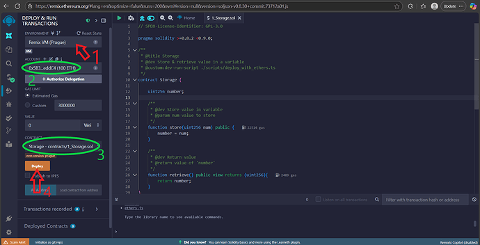 remix deploy page